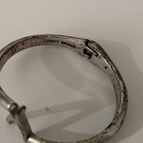 Lucky Brand Silver Wishbone Bracelet - Picture 4 of 5